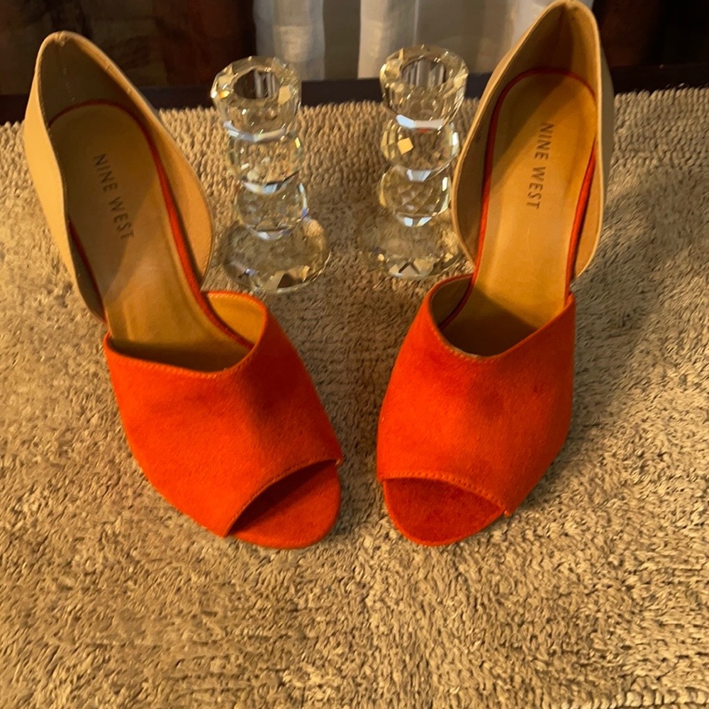 Nine West, Orange & Tan